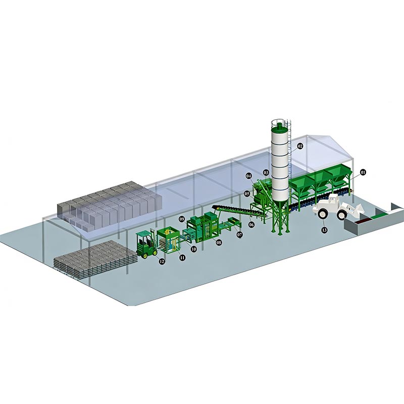 Mesin Pembuat Batako Balok Berongga